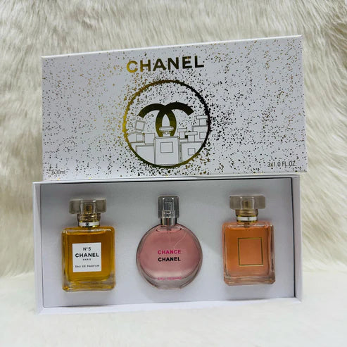 Ch*nel Gift Set (Pack Of 3) For Womens