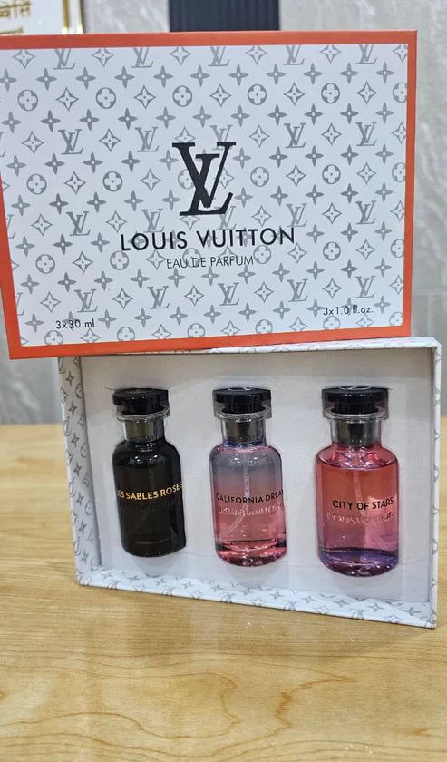 L*uis Vuitton Gift Set (Pack Of 3) Unisex