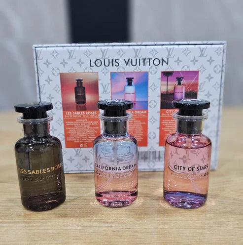 L*uis Vuitton Gift Set (Pack Of 3) Unisex