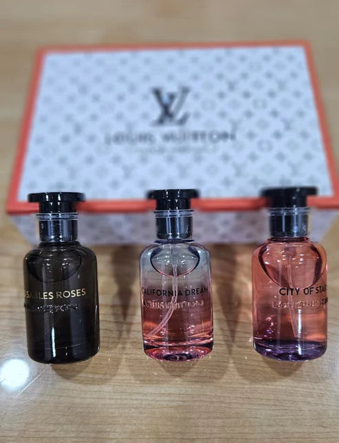 L*uis Vuitton Gift Set (Pack Of 3) Unisex