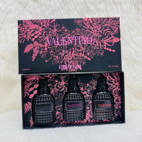 V*lentino Born In Rome Gift Set (Pack Of 3) Unisex
